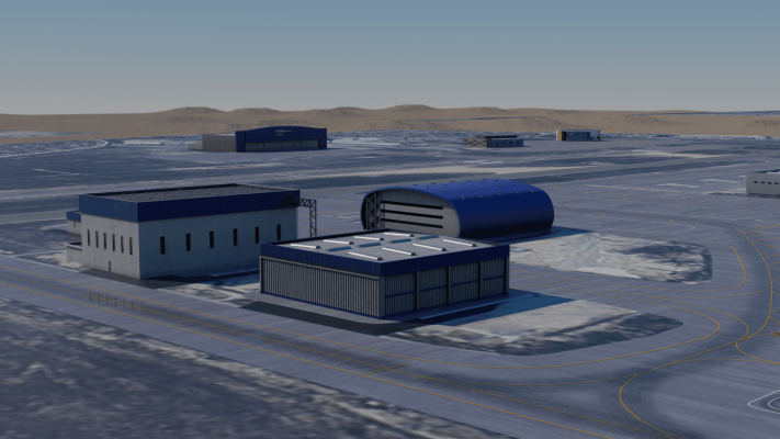 Airport simulation 3D environment for Microsoft Flight Simulator and ATC systems
